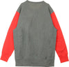 CHAMPION-Felpa-Girocollo-Uomo-Colour-Block-Kangaroo-Pocket-Reverse-Weave-Grey/red-da-uomo