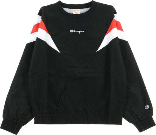 CHAMPION-Felpa-Girocollo-Uomo-Crewneck-Sweater-Black/white-da-uomo