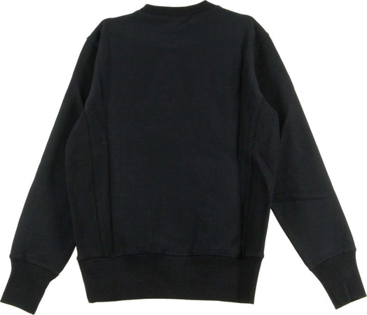 CHAMPION-Felpa-Girocollo-Uomo-Crewneck-Sweatshirt-Black-da-uomo