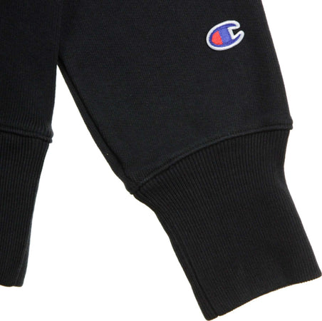 CHAMPION-Felpa-Girocollo-Uomo-Crewneck-Sweatshirt-Black-da-uomo
