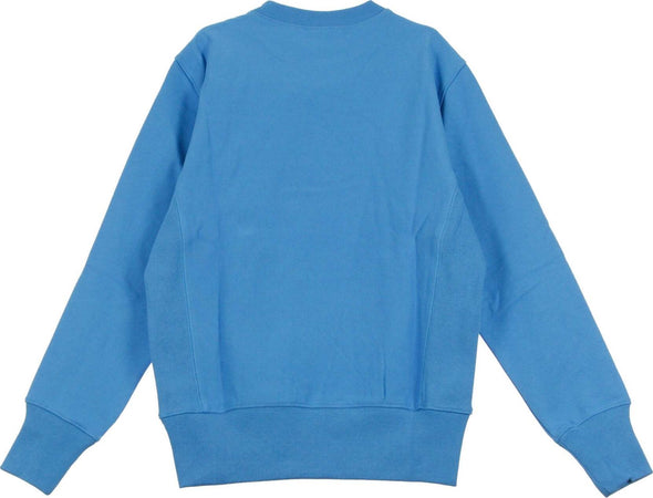 CHAMPION-Felpa-Girocollo-Uomo-Crewneck-Sweatshirt-Light-Blue-da-uomo