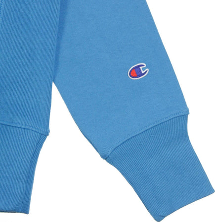 CHAMPION-Felpa-Girocollo-Uomo-Crewneck-Sweatshirt-Light-Blue-da-uomo