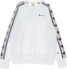 CHAMPION-Felpa-Girocollo-Uomo-Crewneck-Sweatshirt-White-da-uomo