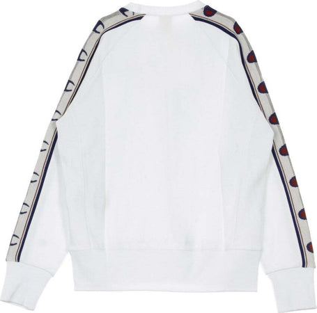 CHAMPION-Felpa-Girocollo-Uomo-Crewneck-Sweatshirt-White-da-uomo