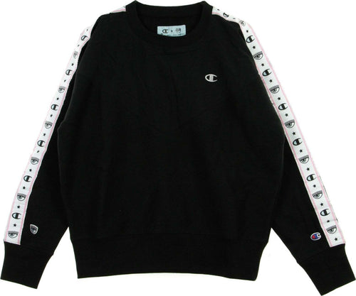 CHAMPION-Felpa-Leggera-Girocollo-Corta-Donna-Crewneck-Sweat-X-Chiara-Ferragni-Kk001-Nbk-da-donna