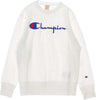 CHAMPION-Felpa-Leggera-Girocollo-Uomo-Crewneck-Sweatshirt-White-da-uomo