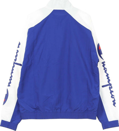 CHAMPION-Giacca-a-Vento-Uomo-Track-Top-Full-Zip-Blue/white-da-uomo