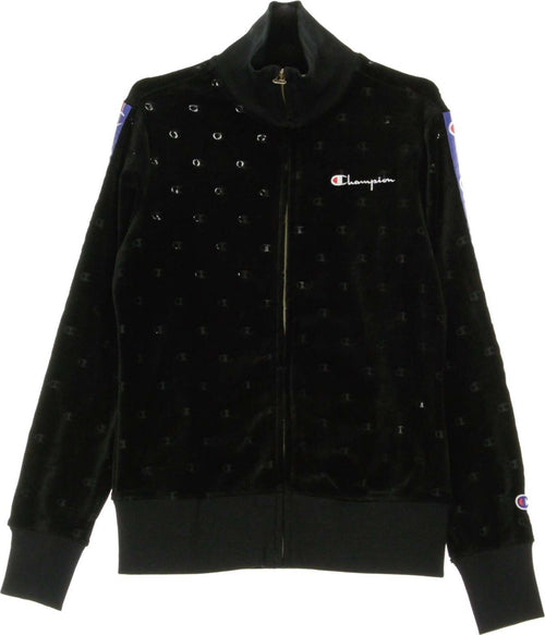 CHAMPION-Giacca-Tuta-Donna-Full-Zip-Sweatshirt-Black-da-donna