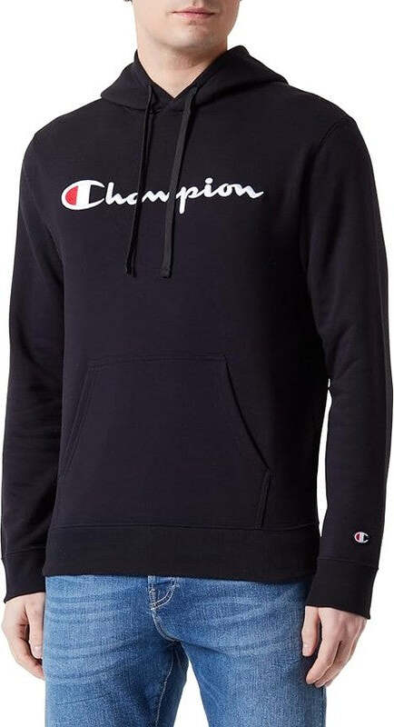 Champion-Legacy-Icons---Heavy-Spring-Terry-Felpa-con-Cappuccio,-Nero-Uomo