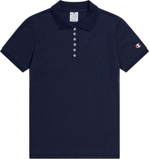Champion-Legacy-Icons-Tonal-Logo-Polo-W-Light-Pique-S/S,-Blu-Marino,-Donna
