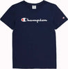 Champion-Legacy-Icons-W---S/S-Crewneck-T-Shirt,-Blu-Marino,-Donna