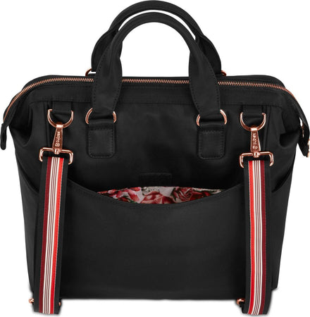 Changing Bag Cybex Spring Blossom Platinum Dark / black Prima infanzia/Cambio del pannolino/Borse fasciatoio/Borse tascapane La Casa Del Bebè - Napoli, Commerciovirtuoso.it