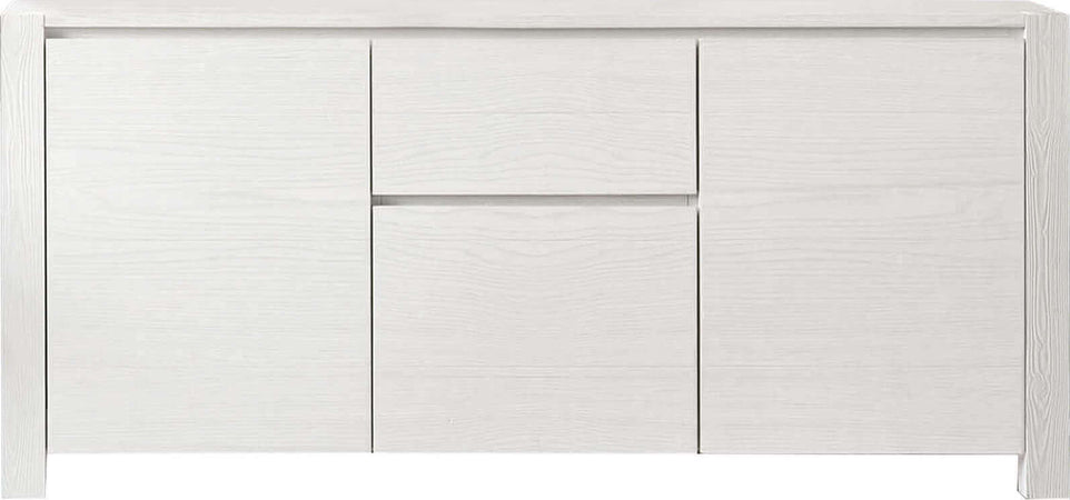 CHANTAL---credenza-moderna-in-abete-spazzolato-185x50x84-Bianco-Milani-Home