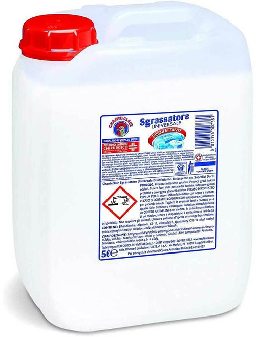 Chanteclair Sgrassatore Universale Disinfettante Formato Professionale 5Lt