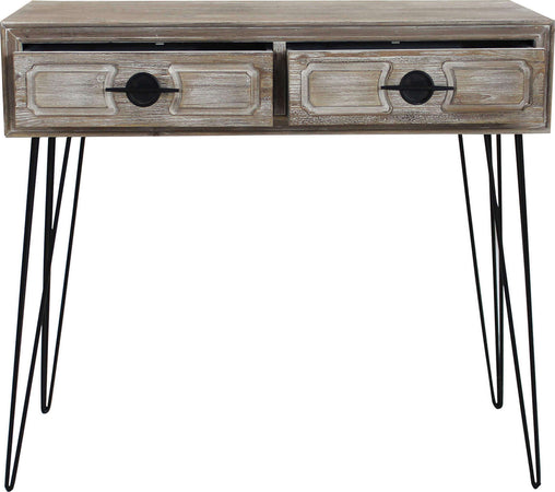 CHARLOTTE---consolle-con-2-cassetti-in-legno-di-paulownia-e-mdf-industrial-87x37x79-Marrone-Milani-Home