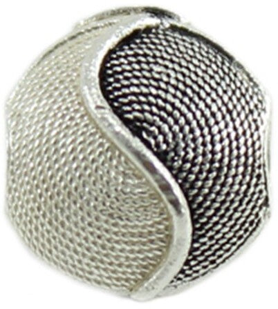 Charm corbula bicolore in argento per bracciale base Filu & Trama