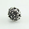 Charm in argento brunito bottone grande per bracciale base Filu & Trama