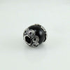 Charm in argento brunito su coccu per bracciale base Filu & Trama