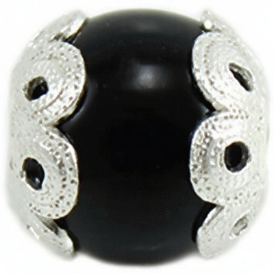 Charm in argento su coccu per bracciale base Filu & Trama