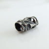 Charm maschera Mamuthones in argento brunito per bracciale base Filu & Trama