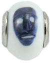 Charm maschera Mamuthones in argento per bracciale base Filu & Trama
