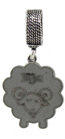 Charm montone Eja in argento per bracciale base Filu & Trama