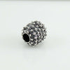 Charm mora filigranata in argento brunito per bracciale base Filu & Trama