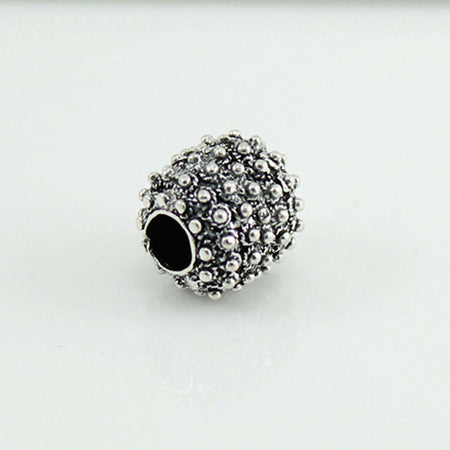 Charm mora filigranata in argento brunito per bracciale base Filu & Trama