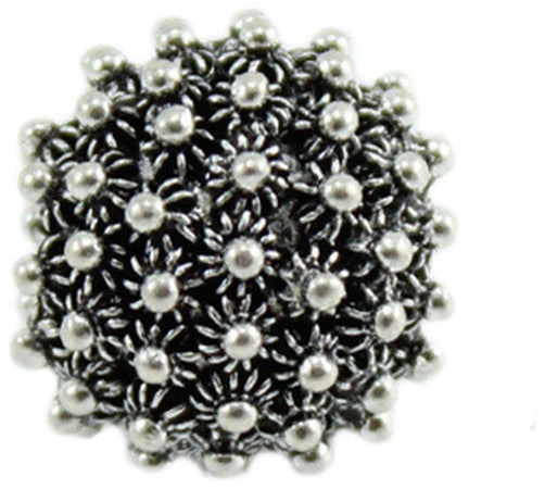 Charm mora grande filigranata in argento brunito per bracciale base Filu & Trama
