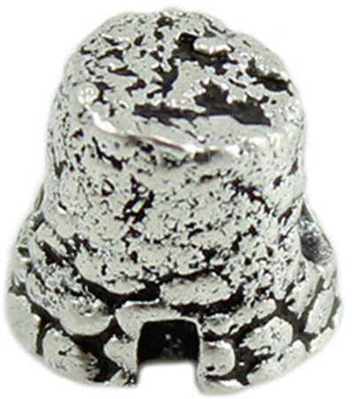 Charm nuraghe in argento brunito per bracciale base Filu & Trama