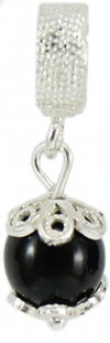 Charm pendente in argento su coccu per bracciale base Filu & Trama