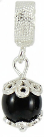 Charm pendente in argento su coccu per bracciale base Filu & Trama