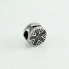 Charm pintadera in argento brunito per bracciale base Filu & Trama
