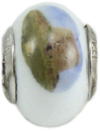 Charm Sardegna con nuraghe in argento per bracciale base Filu & Trama