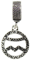 Charm pallina di natale in argento brunito Filu & Trama