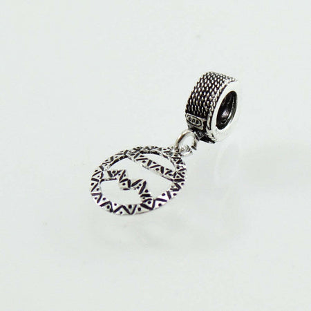Charm pallina di natale in argento brunito Filu & Trama