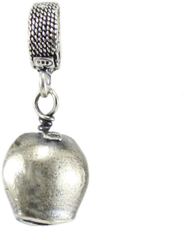 Charm pendente campanaccio sardo pittiollu in argento brunito Filu & Trama