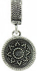 Charm pendente cestino sardo in argento brunito Filu & Trama