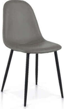 CHARMIAN---sedia-in-ecopelle-Grigio-scuro-Milani-Home