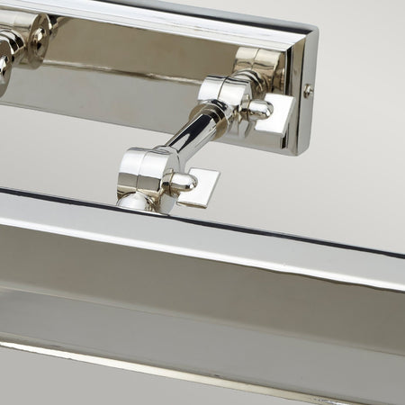 Applique Quadri E Specchi Contemporanea Chawton Acciaio Nichel Lucido 4 Luci E14