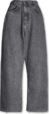 Cheap Monday Mega Jeans Donna Super Larghi Vita Alta Lunghi jeans Gamba Larga Grigi Melange Moda/Donna/Abbigliamento/Jeans Snotshop - Roma, Commerciovirtuoso.it