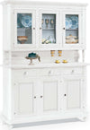 CHELSEY---credenza-con-vetrina-in-legno-massello-150x43x218-Bianco-Milani-Home