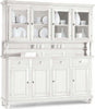 CHELSEY---credenza-con-vetrina-in-legno-massello-196x43x218-Bianco-Milani-Home