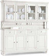 CHELSEY---credenza-con-vetrina-in-legno-massello-196x43x218-Bianco-Milani-Home