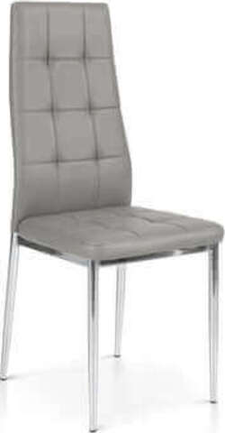 CHERIE---sedia-in-ecopelle-Grigio-scuro-Milani-Home