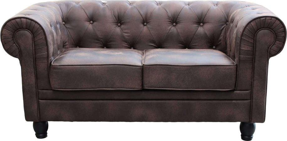 CHESTERFIELD---divano-vintage-in-ecopelle-2-posti-cm-152x74x82-h-Marrone-Milani-Home