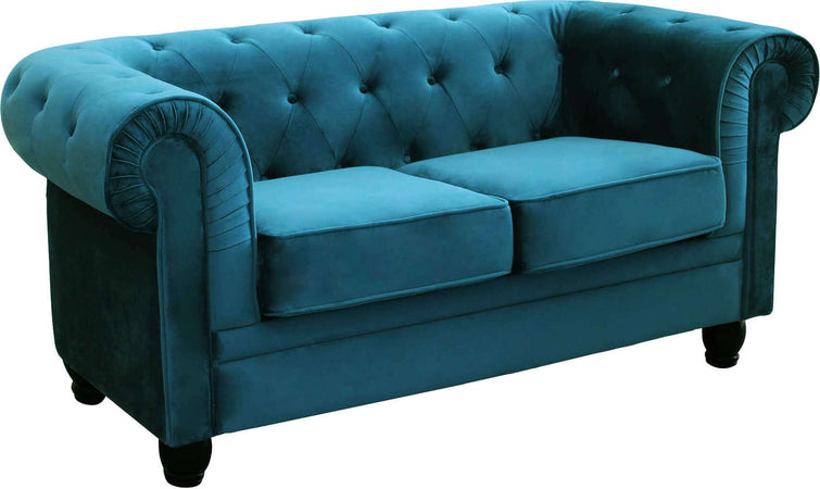 CHESTERFIELD---divano-vintage-in-velluto-2-posti-cm-152x74x82-h-Blu-Milani-Home
