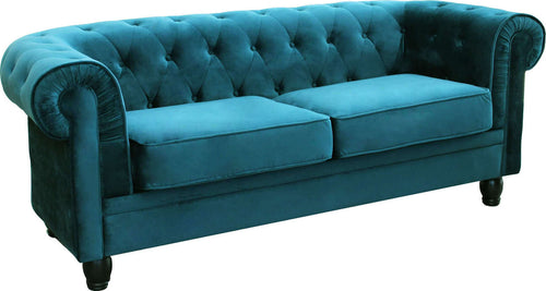 CHESTERFIELD---divano-vintage-in-velluto-3-posti-cm-197x74x82-h-Blu-Milani-Home
