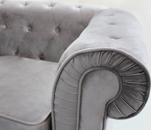 CHESTERFIELD---divano-vintage-in-velluto-3-posti-cm-197x74x82-h-Grigio-Milani-Home