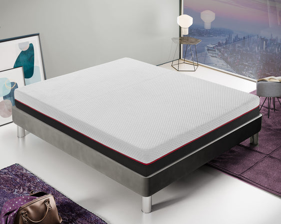 Materasso in Memory Foam Alto 20 cm 2 strati, sfoderabile